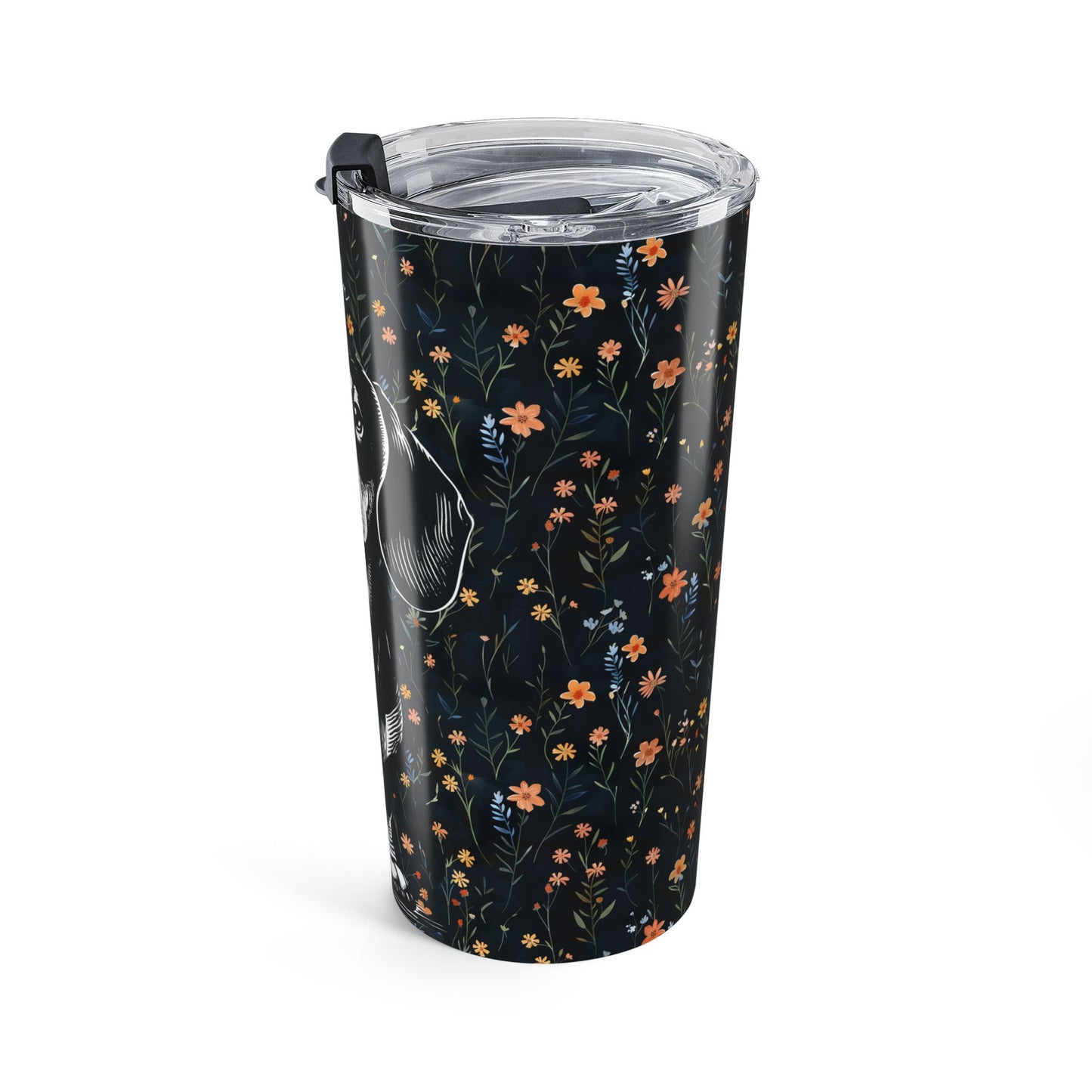 Dachshund Flowers Tumbler, 20oz