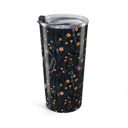 Dachshund Flowers Tumbler, 20oz