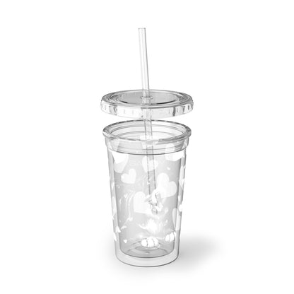 Bernese Mountain Dog Heart Suave Acrylic Cup