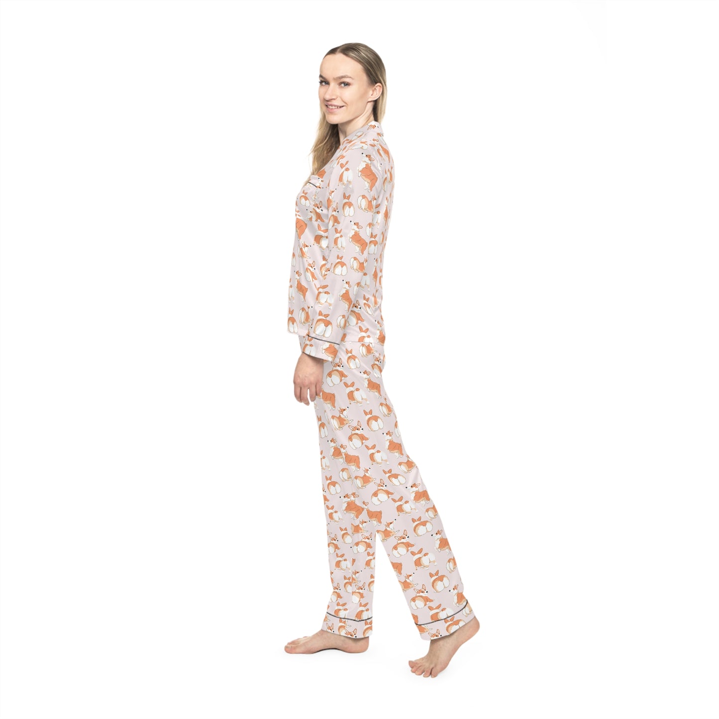 Talk To The Fluff Women's Satin Pajamas