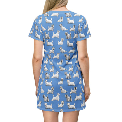 Westie T-Shirt Dress