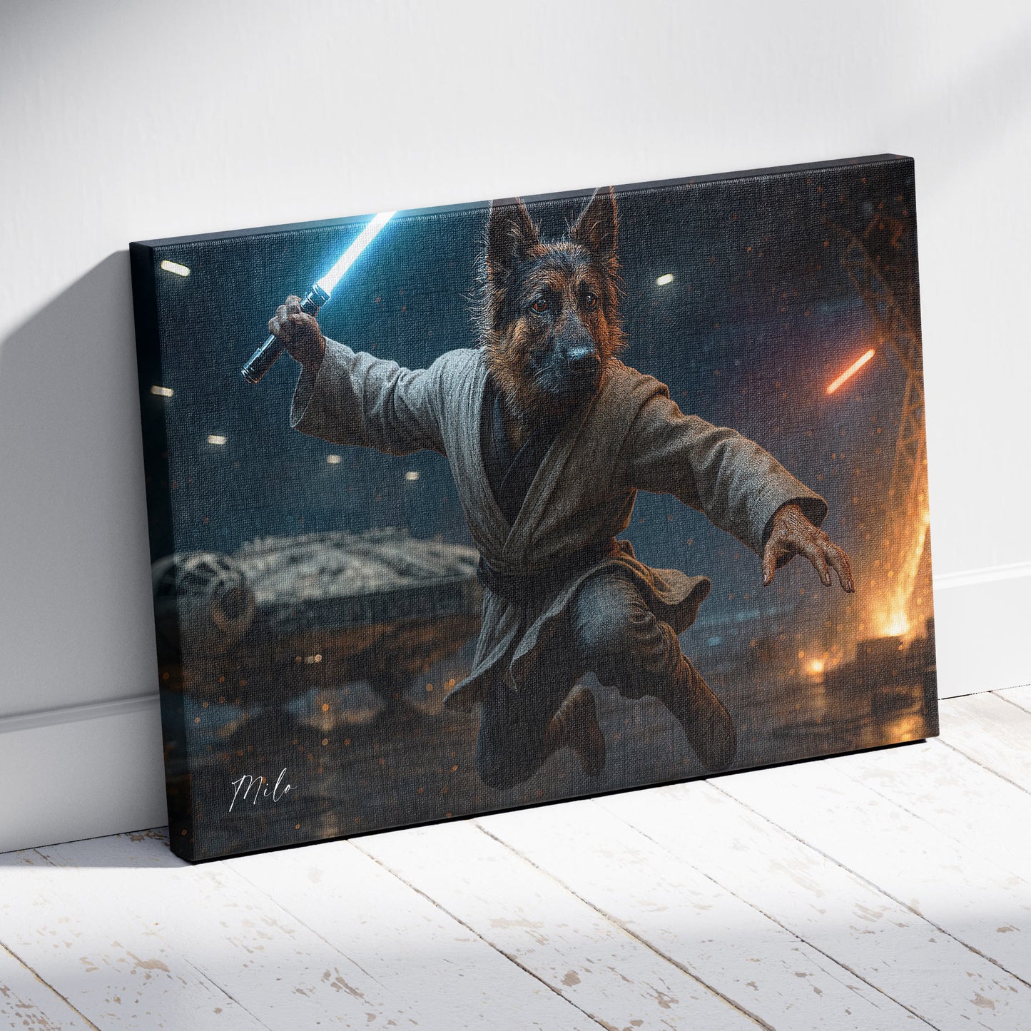 Custom Pet Portrait | Star Wars inspired Cinematic Pawtraits