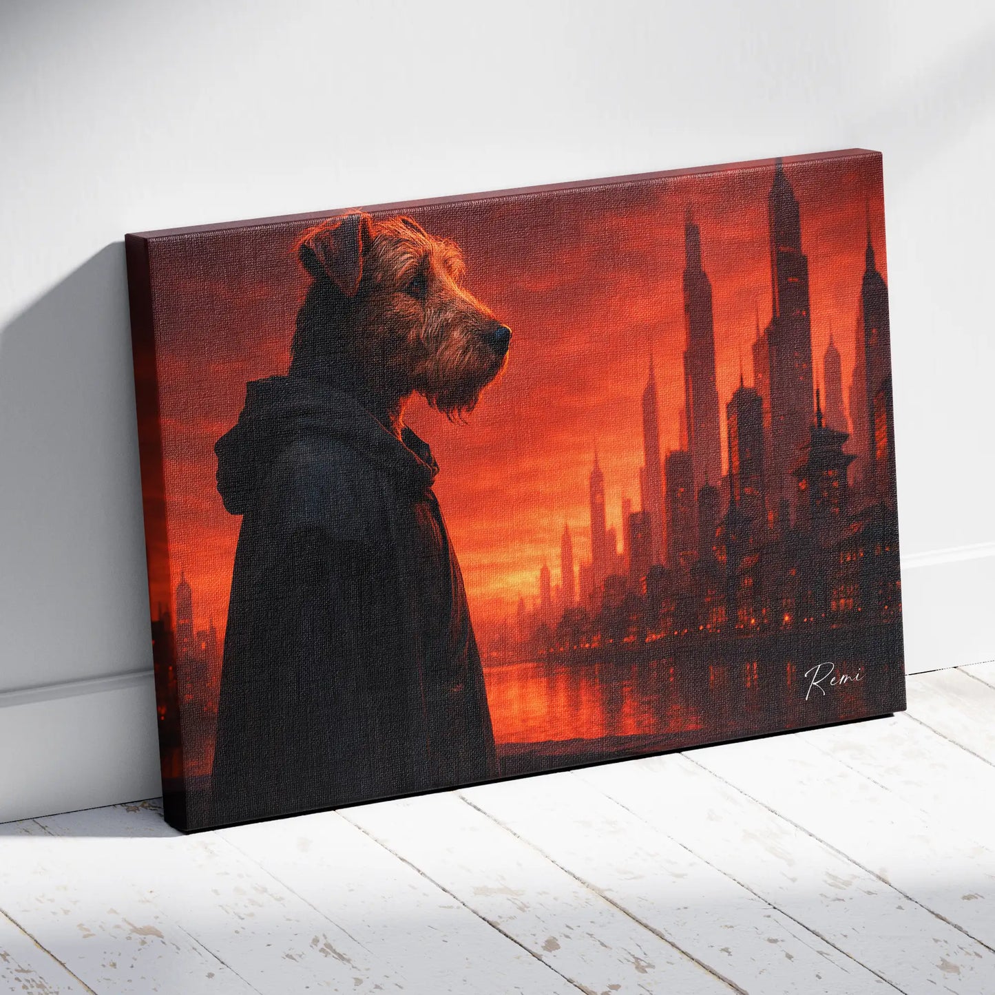 Custom Pet Portrait | Futuristic Cinematic Pawtraits