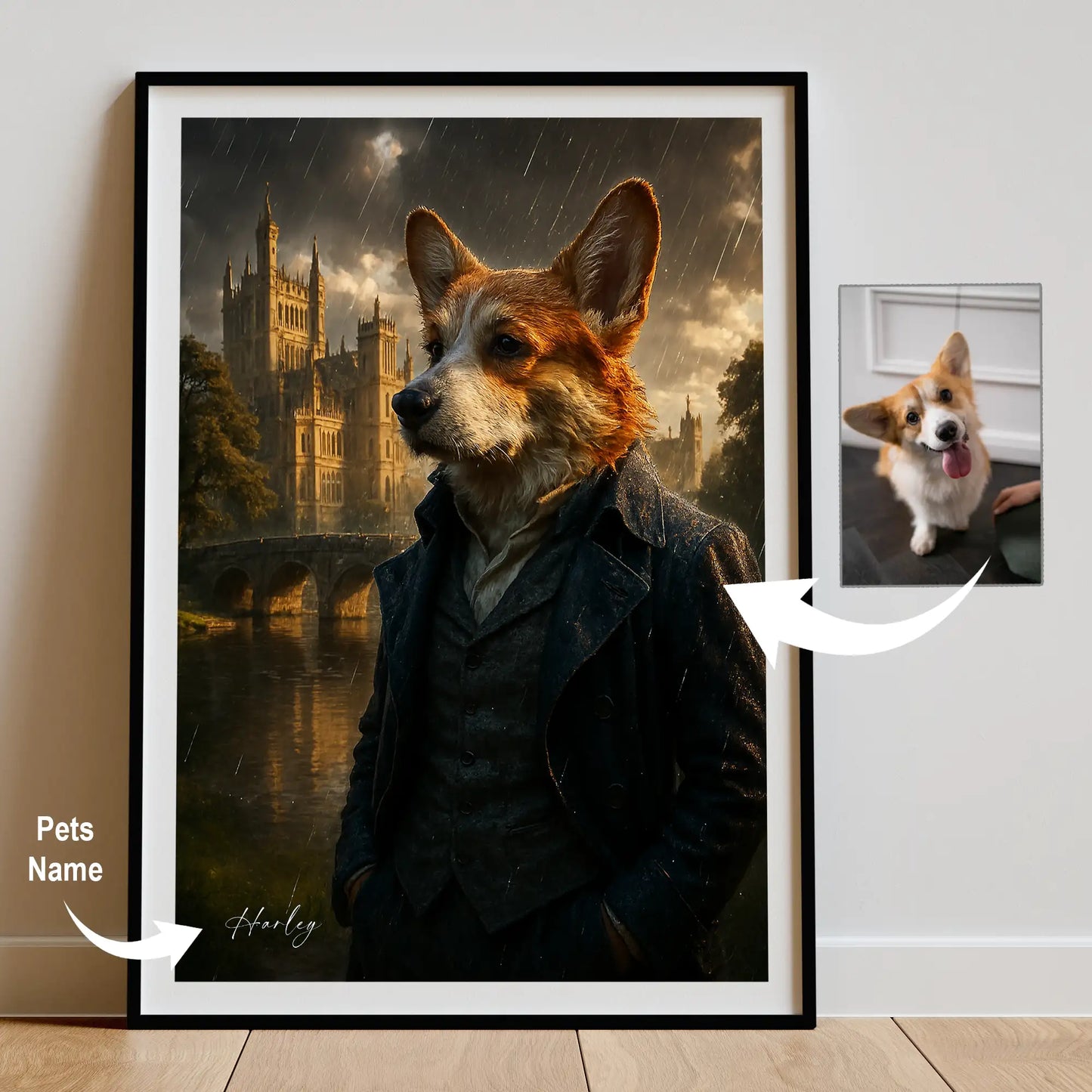 Custom Pet Portrait | Regal Cinematic Pawtraits