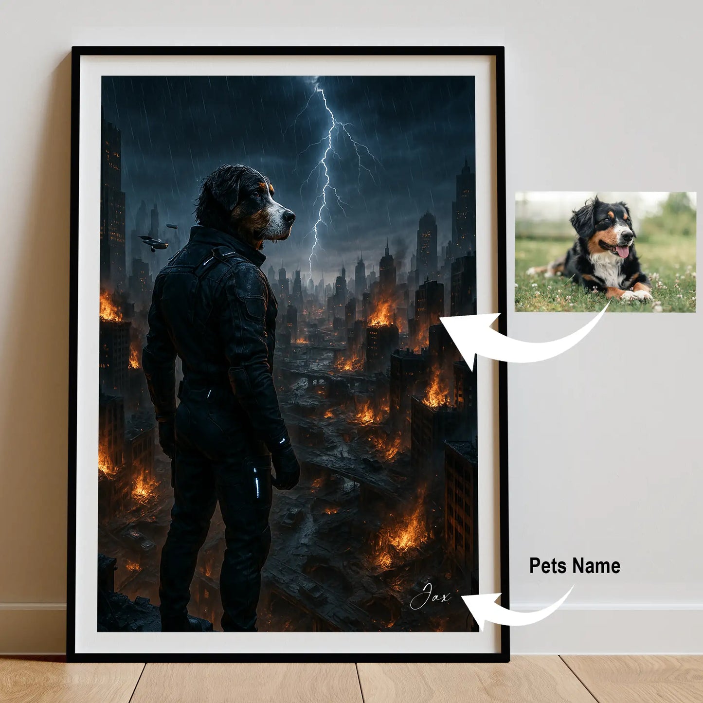 Custom Pet Portrait | Pawtopia Cinematic Pawtraits