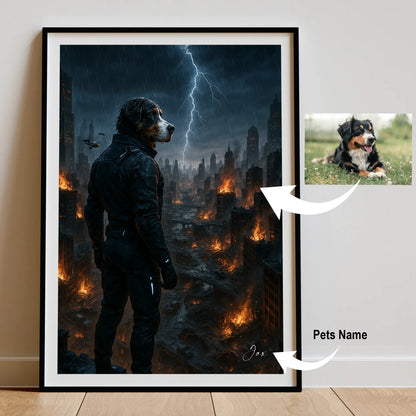 Custom Pet Portrait | Pawtopia Cinematic Pawtraits