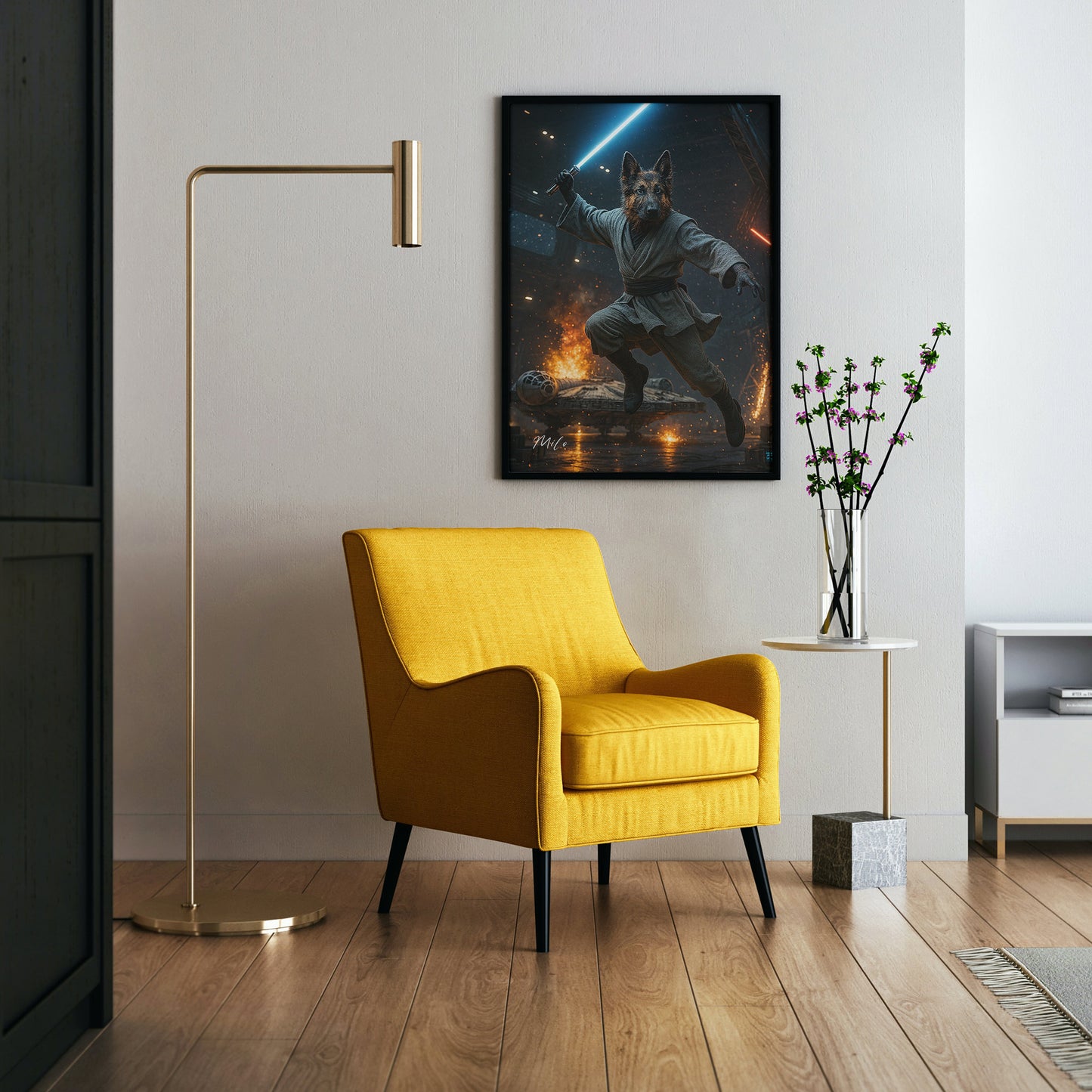 Custom Pet Portrait | Star Wars inspired Cinematic Pawtraits