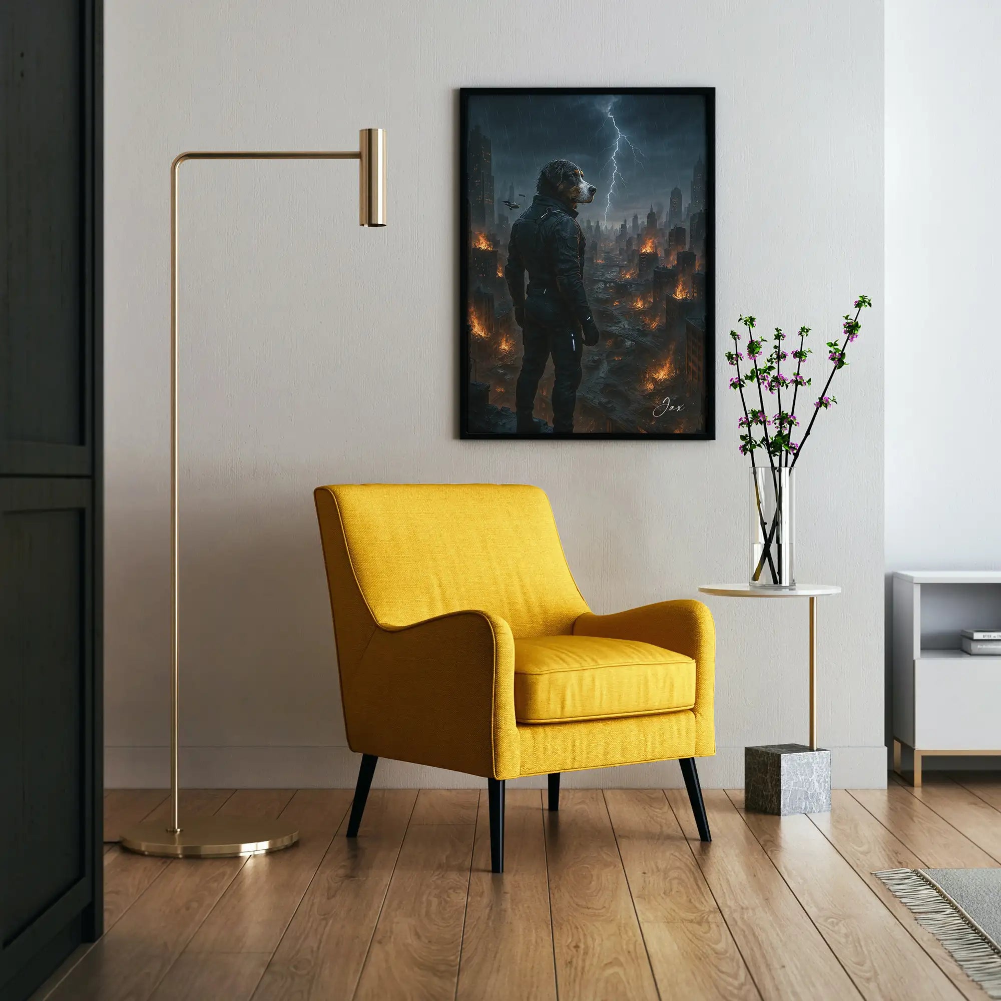 Custom Pet Portrait | Pawtopia Cinematic Pawtraits