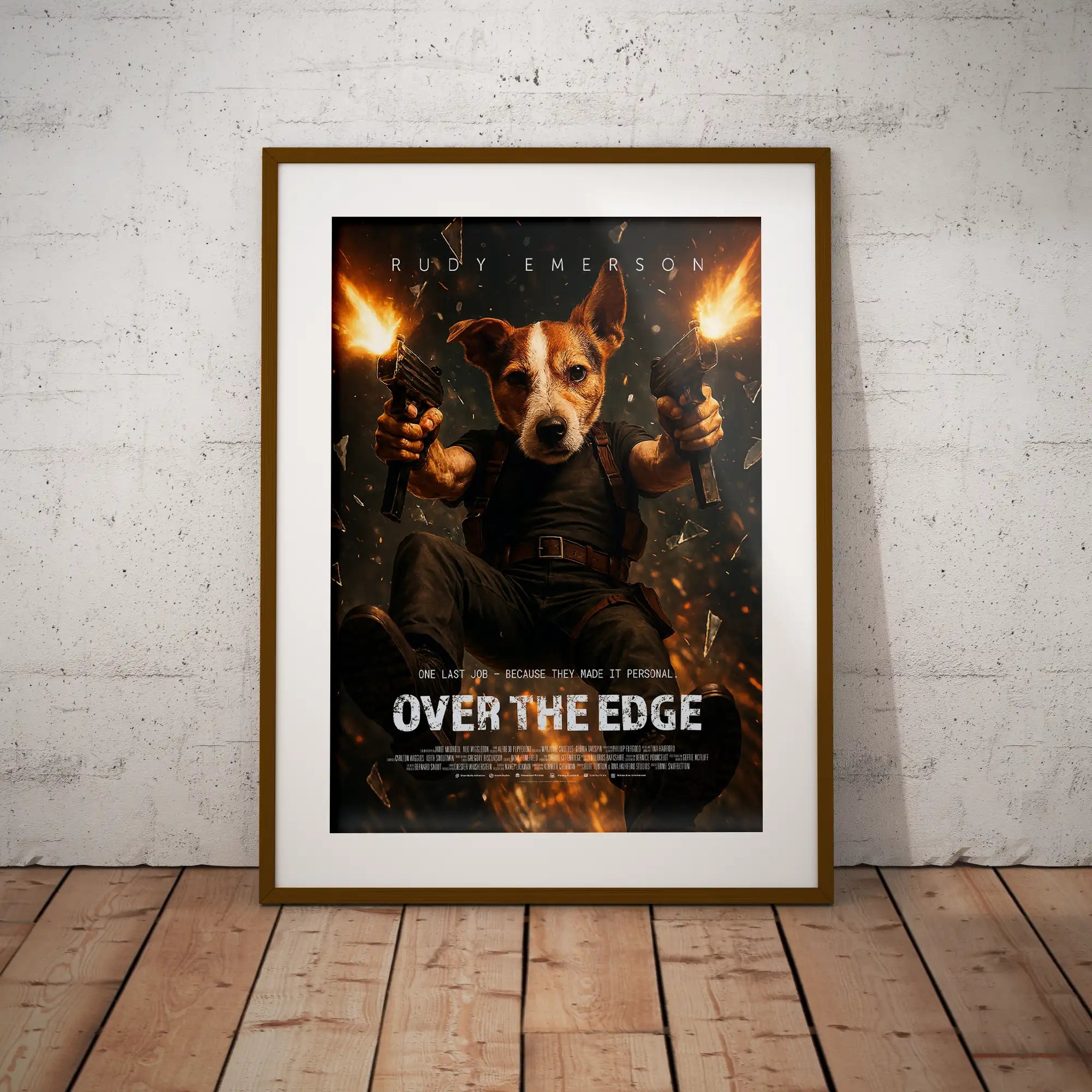 Custom Pet Movie Poster | Action Cinematic Movie Poster