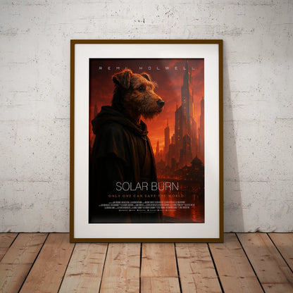 Custom Pet Movie Poster | Futuristic Cinematic Movie Poster