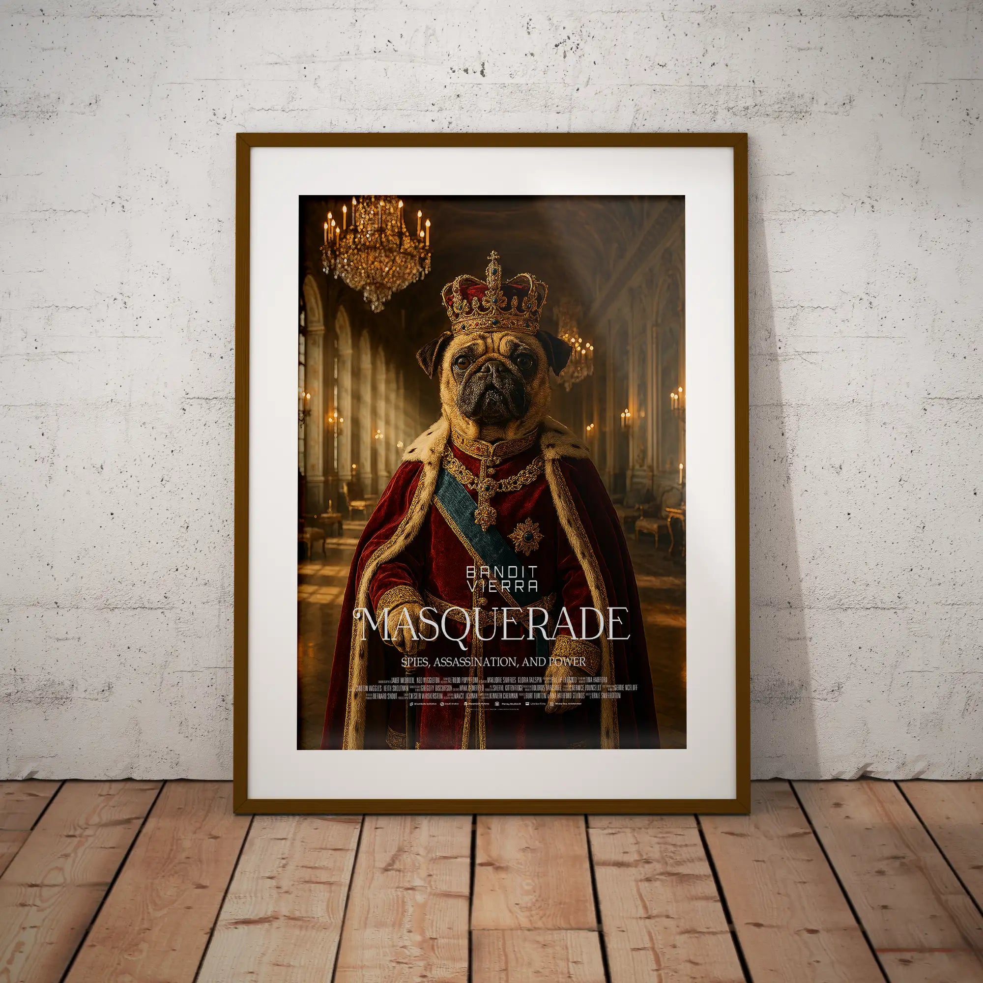 Custom Pet Movie Poster | Regal King Cinematic Movie Poster