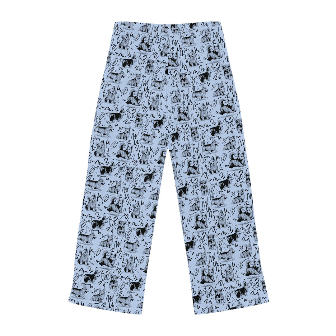 Corgi Drawing Women's Pajama Pants