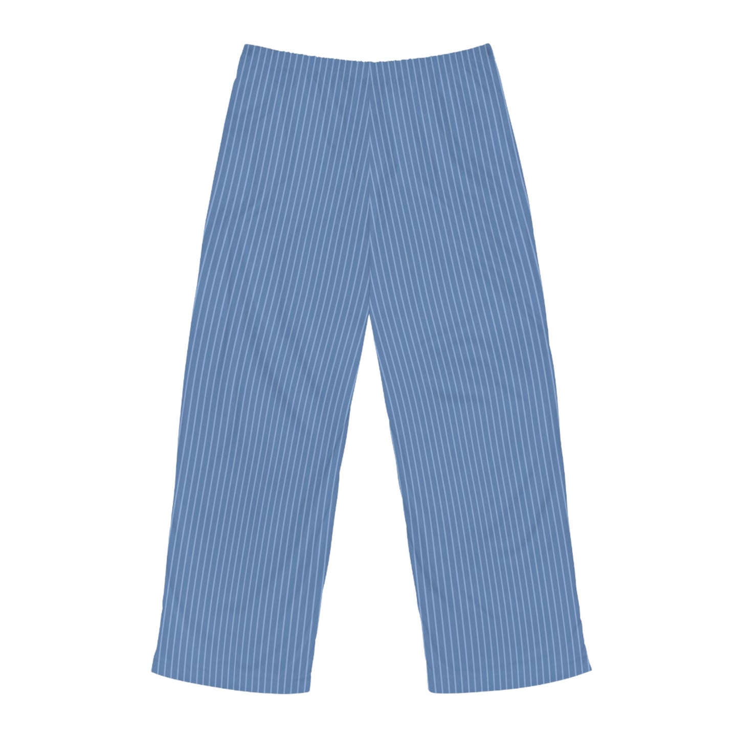 Corgi Men's Pajama Pants (Blue/White Stripes)