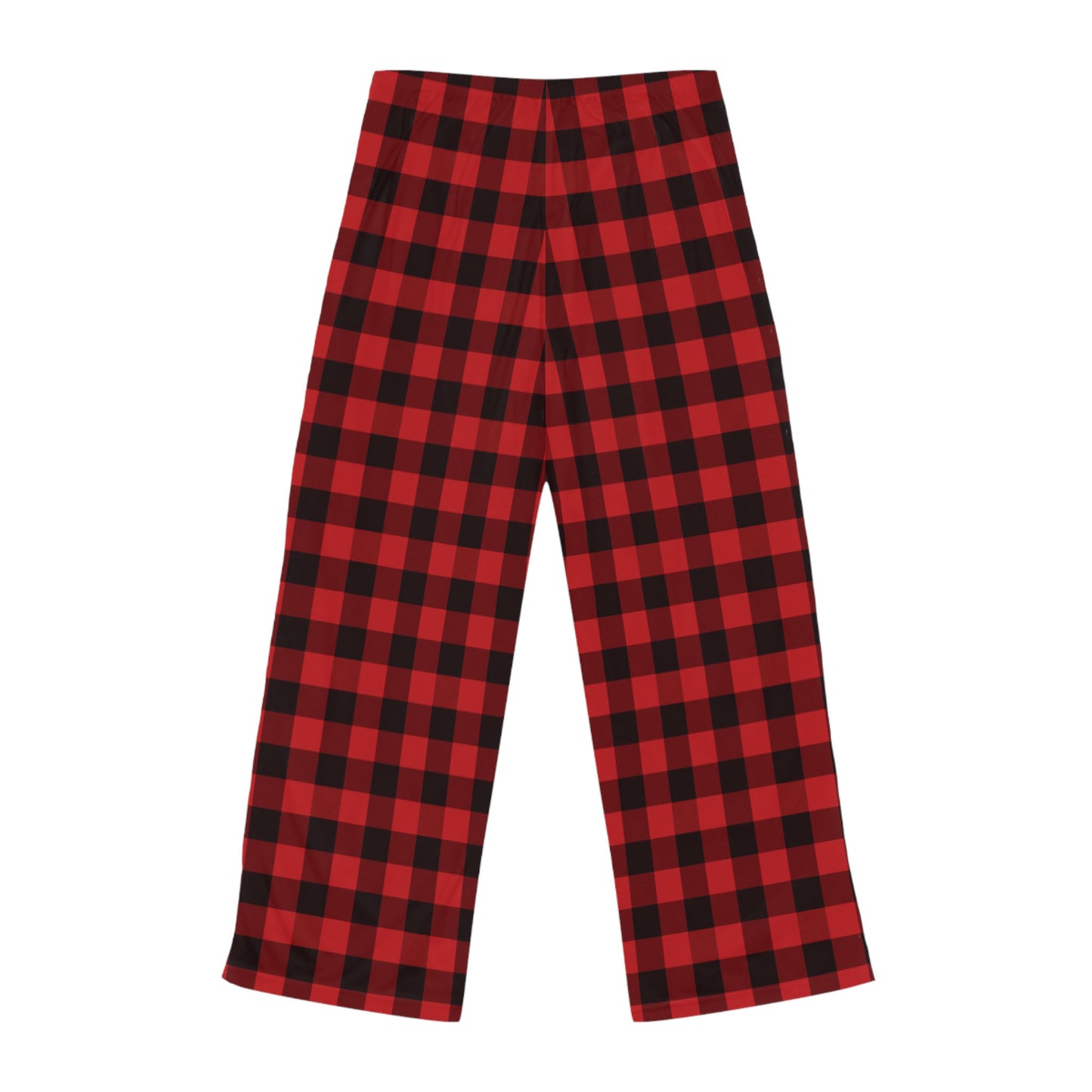 Frenchie Women's Pajama Pants (Red/Black Checkered)