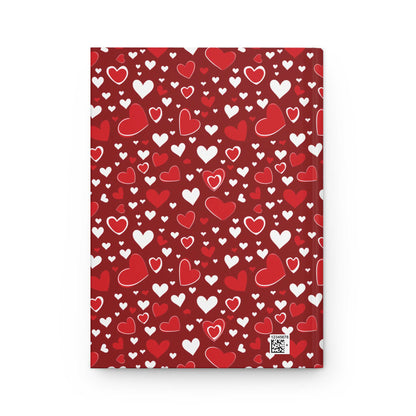 Personalized Westie Hearts Hardcover Journal