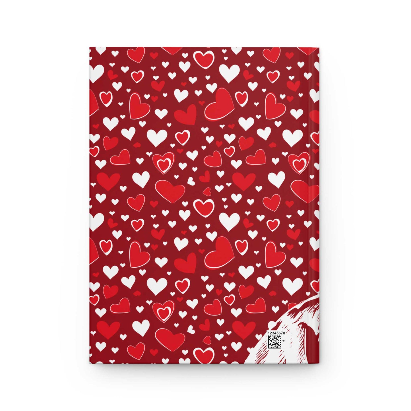 Golden Retriever Hearts Hardcover Journal