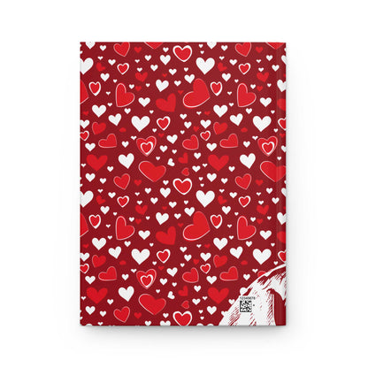 Golden Retriever Hearts Hardcover Journal