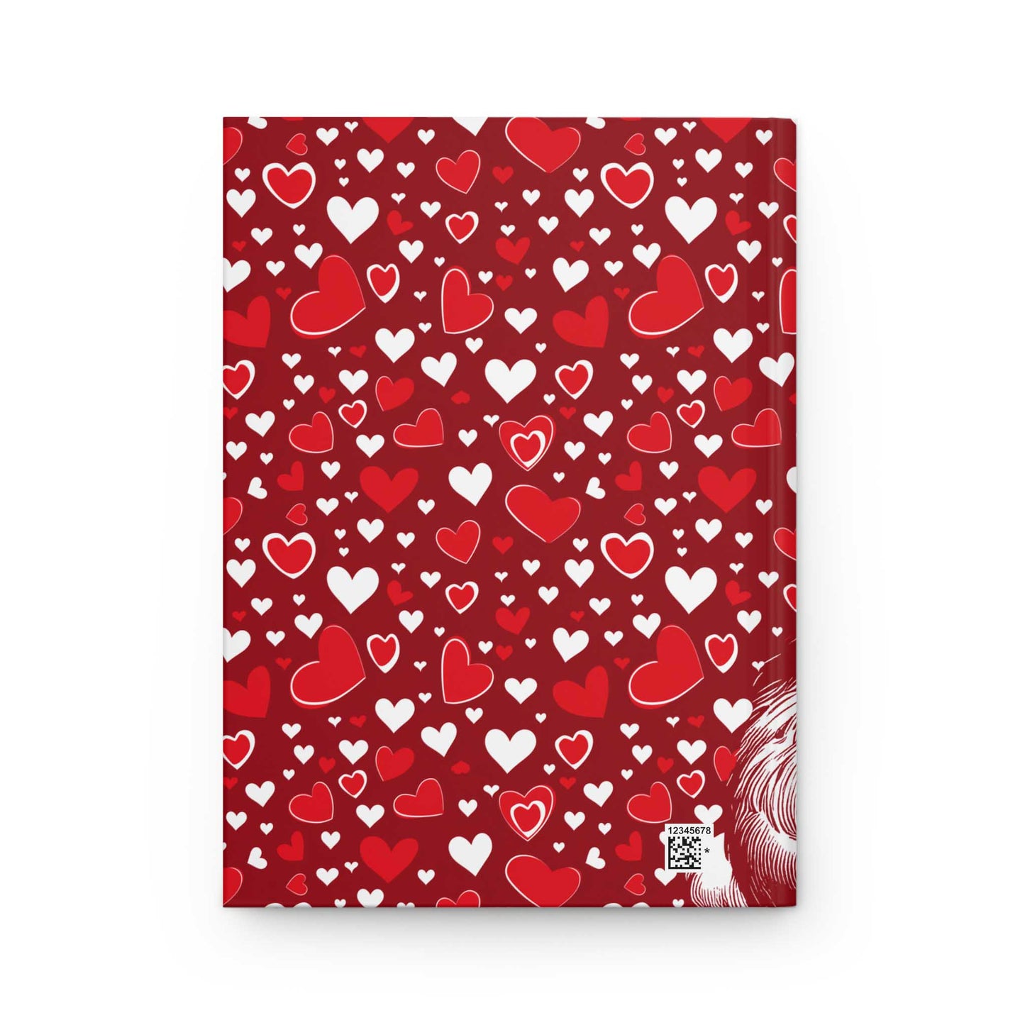 Personalized Corgi Butts Hearts Hardcover Journal