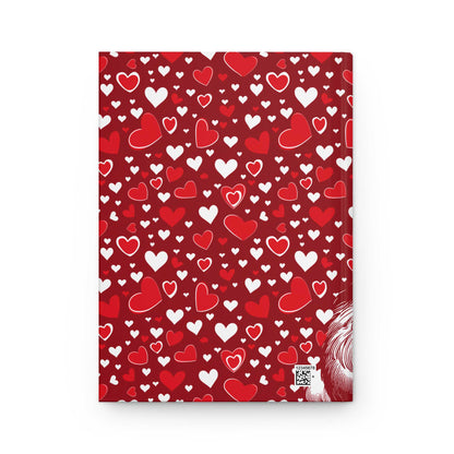 Personalized Corgi Butts Hearts Hardcover Journal