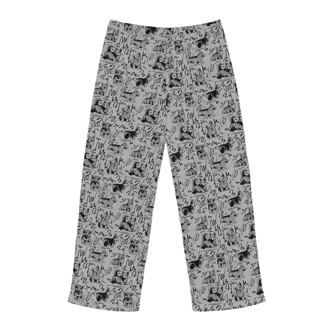 Corgi Drawing Men's Pajama Pants