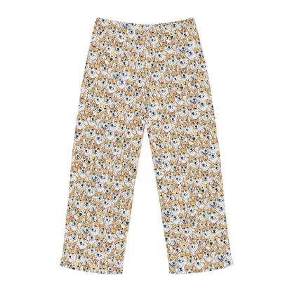 Corgi Faces Men's Pajama Pants