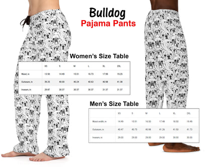 Bulldog Faces Women's Pajama Pants