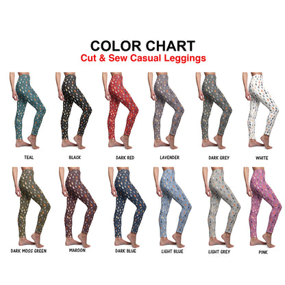 Cat Butts Women's Cut & Sew Casual Leggings