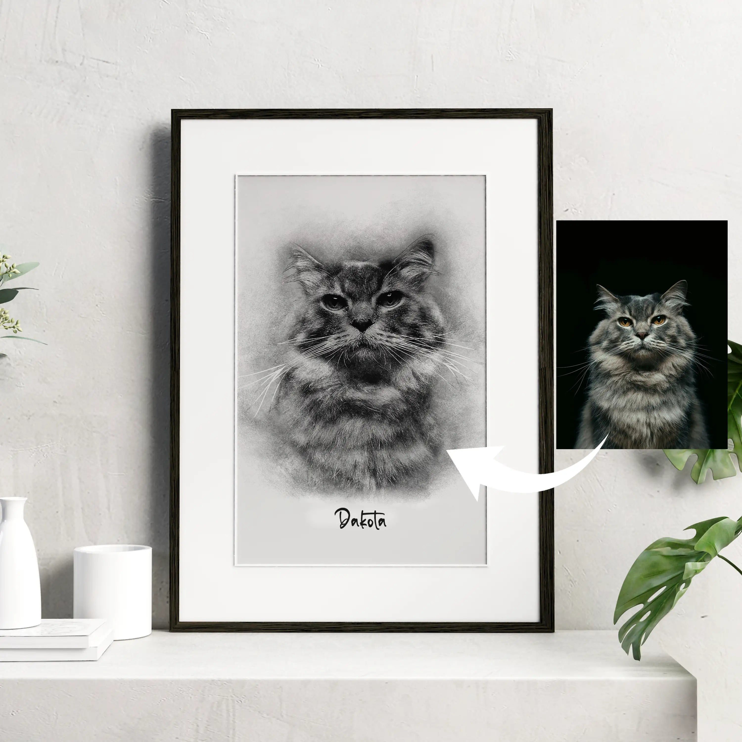 Custom Sketch Pet Portrait