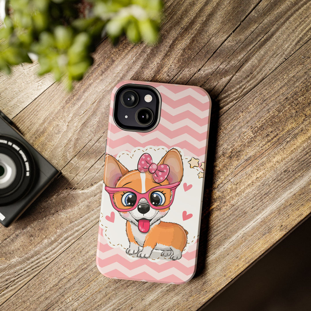 Cute Corgi Puppy Tough Phone Cases