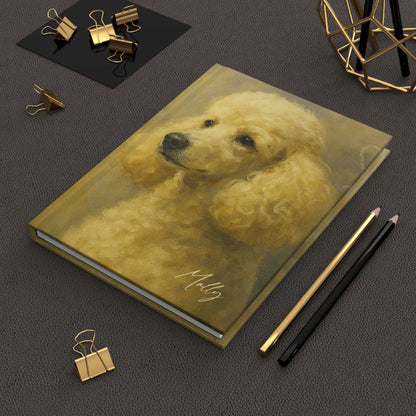 Personalized Poodle Fine-Art Graffiti-Style Hardcover Journal