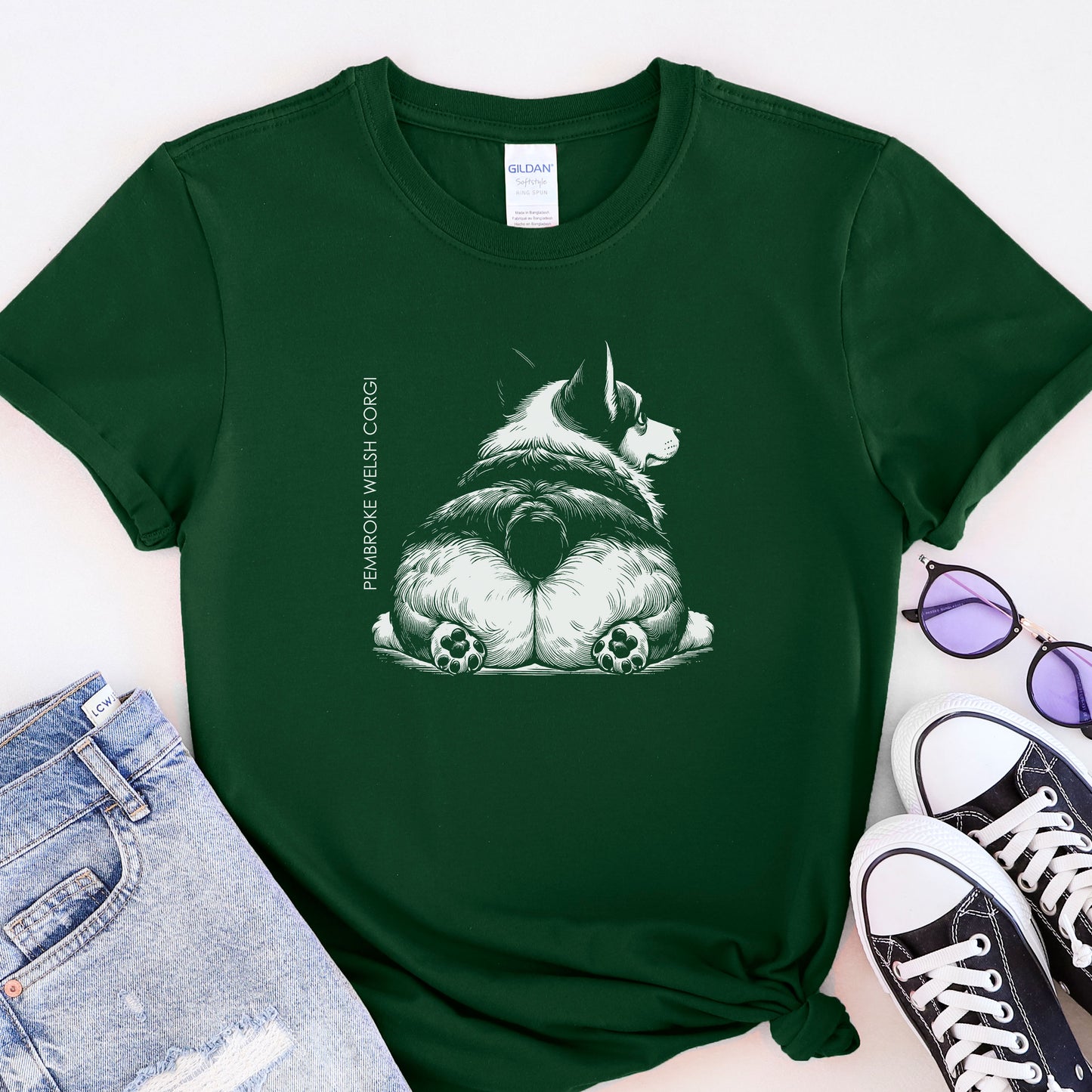 Pembroke Welsh Corgi Unisex Softstyle T-Shirt