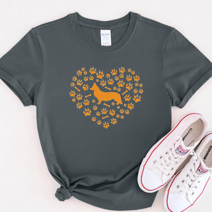 Corgi Heart Unisex Softstyle T-Shirt