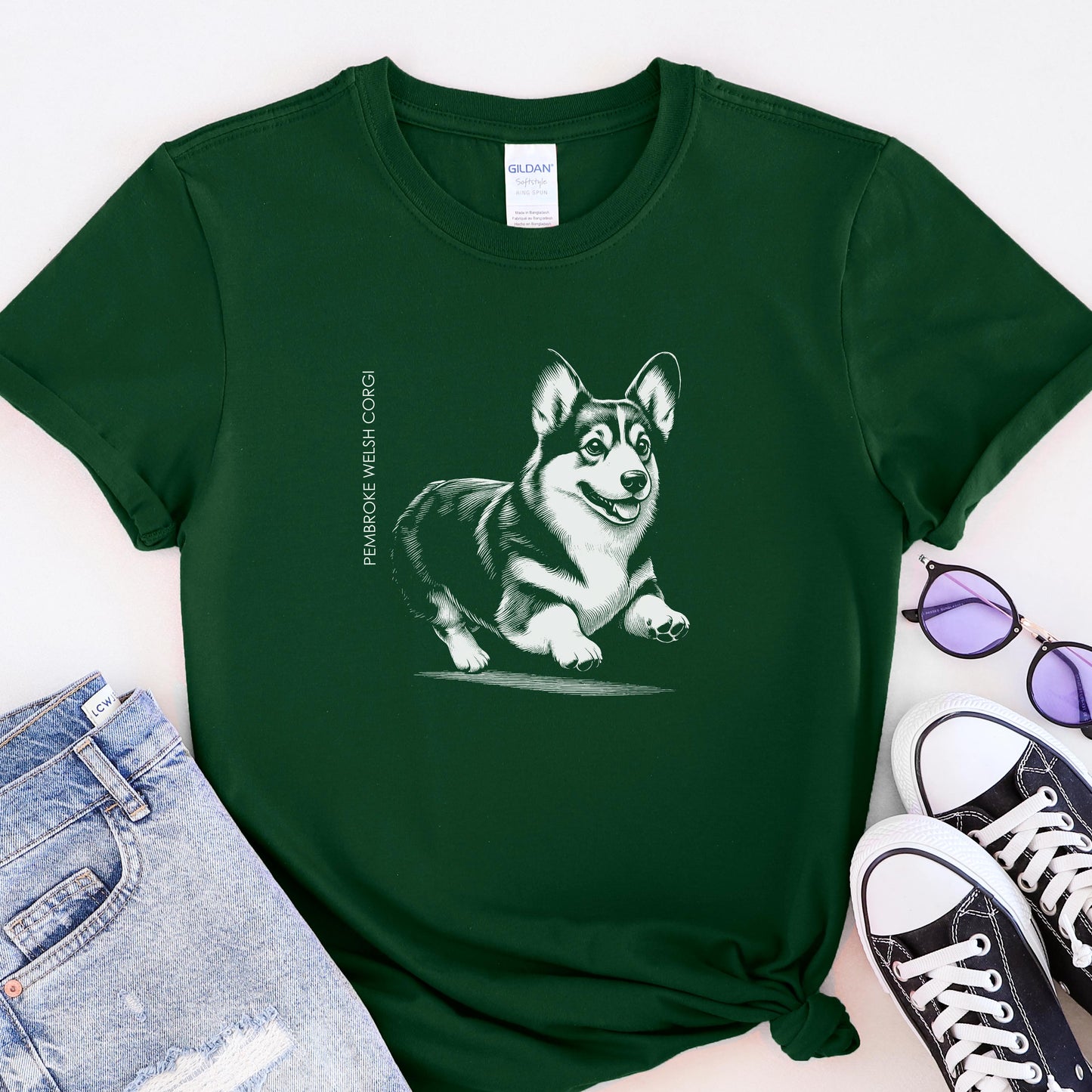 Pembroke Welsh Corgi Unisex Softstyle T-Shirt