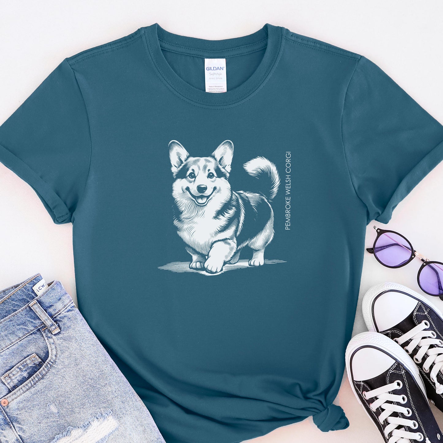 Pembroke Welsh Corgi Unisex Softstyle T-Shirt