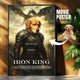Custom Pet Movie Poster | Iron King Cinematic Movie Poster