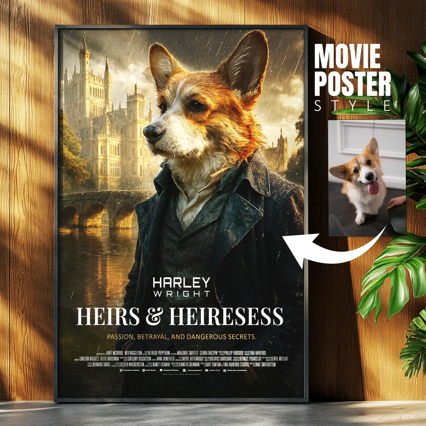 Custom Pet Movie Poster | Regal Cinematic Movie Poster