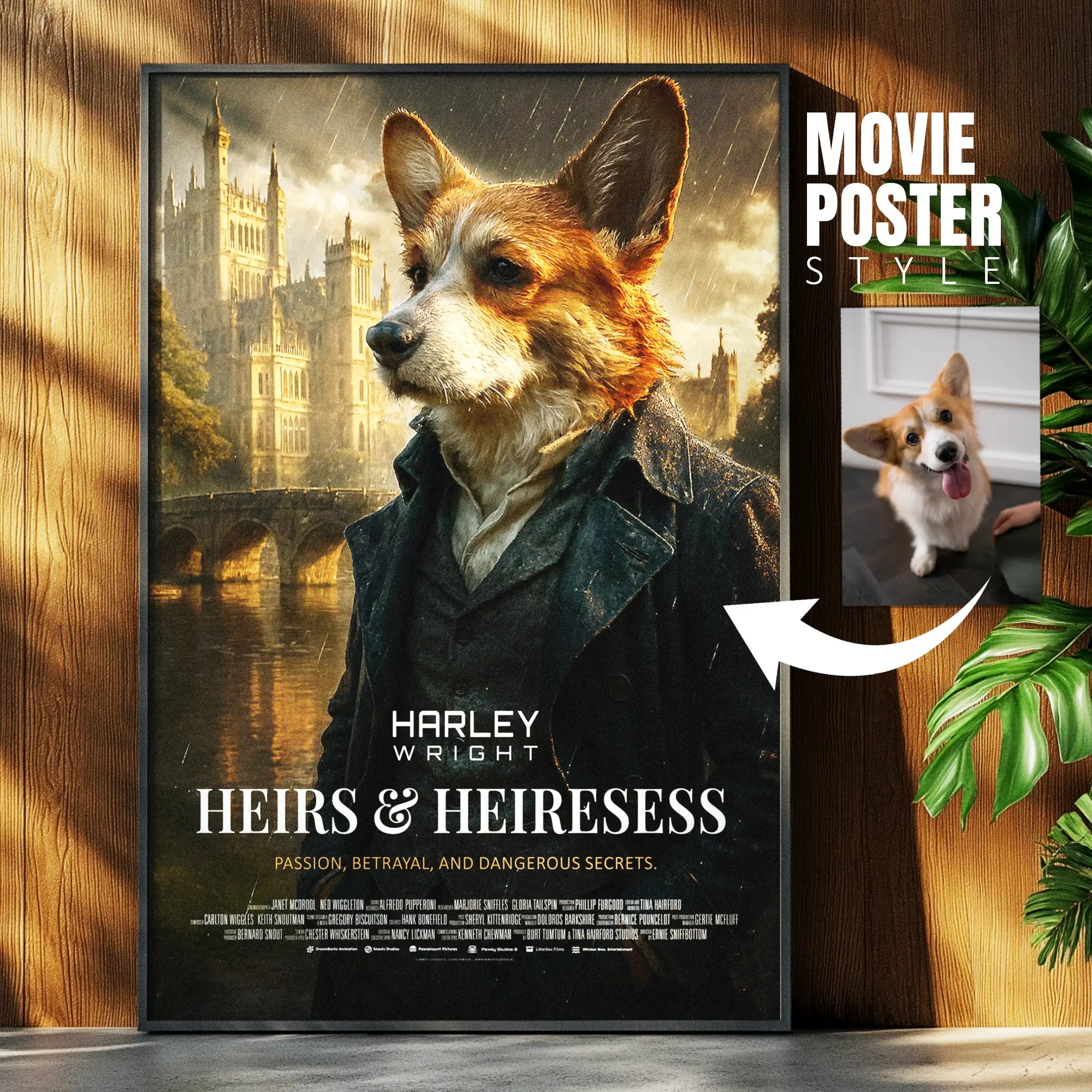 Custom Pet Movie Poster | Regal Cinematic Movie Poster
