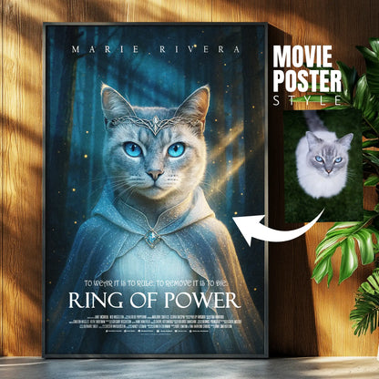Custom Pet Movie Poster | Mystical Cinematic Movie Poster