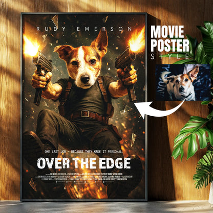 Custom Pet Movie Poster | Action Cinematic Movie Poster