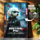 Custom Pet Movie Poster  | Cyberpunk Cinematic Movie Poster