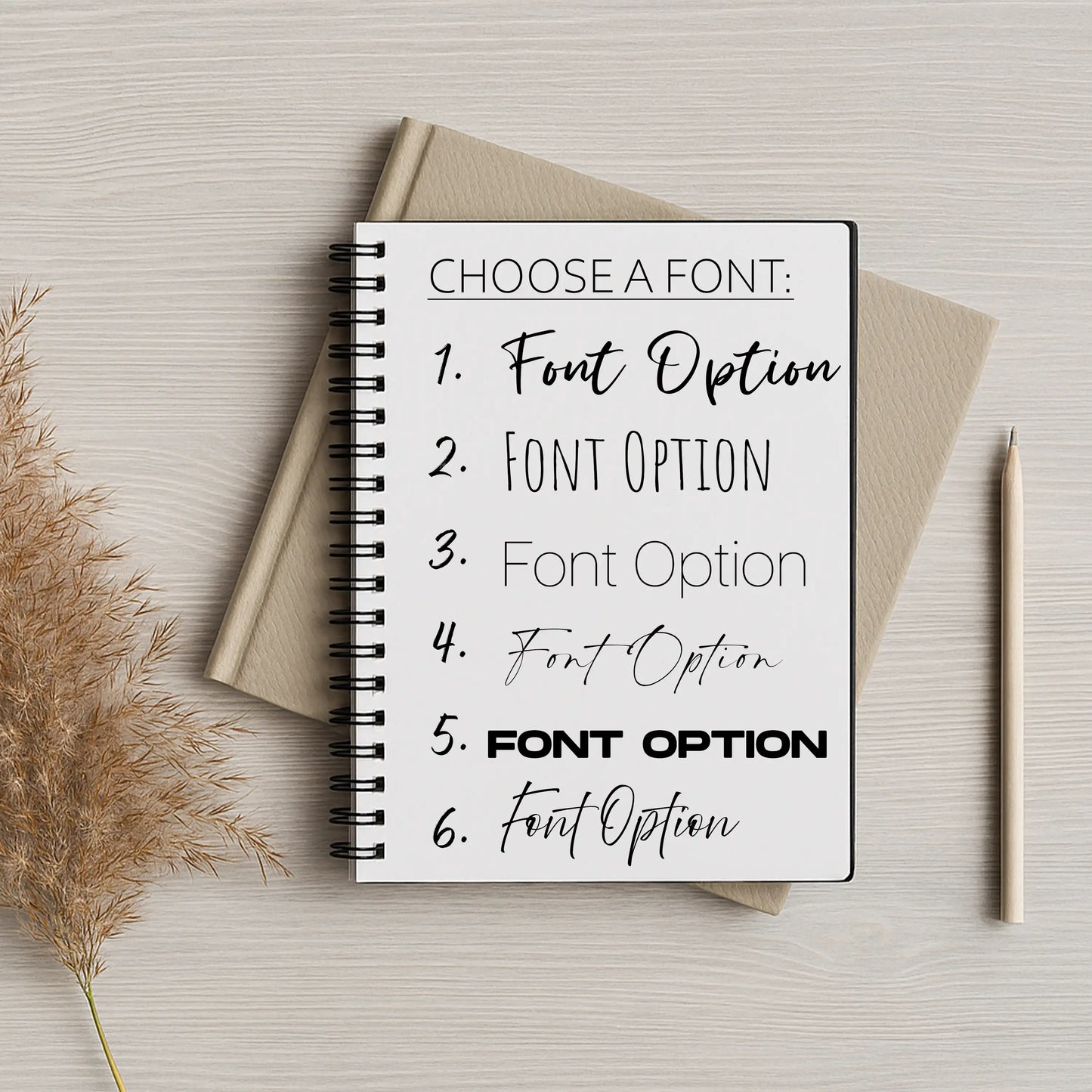 Corgi Butts Floral Spiral Notebook