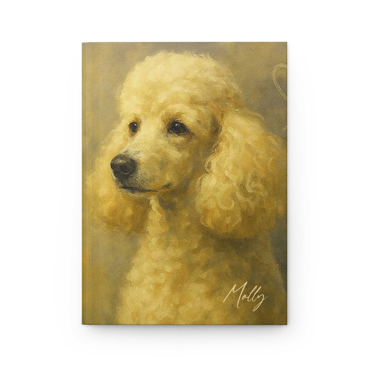 Personalized Poodle Fine-Art Graffiti-Style Hardcover Journal