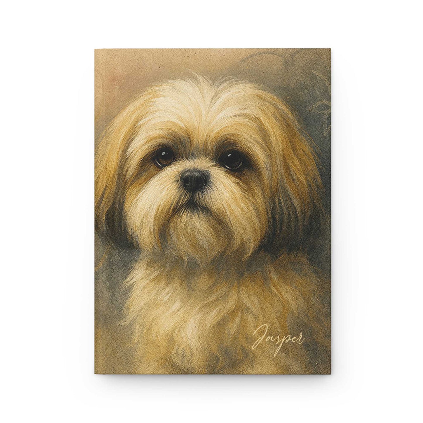 Personalized Shih Tzu Fine-Art Graffiti-Style Hardcover Journal