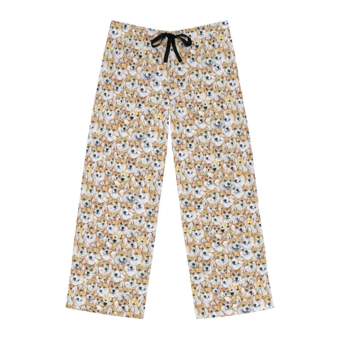 Corgi Faces Men's Pajama Pants