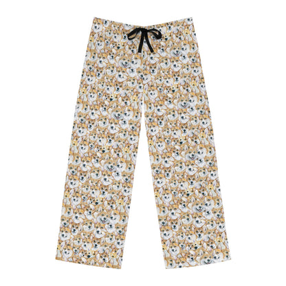 Corgi Faces Men's Pajama Pants