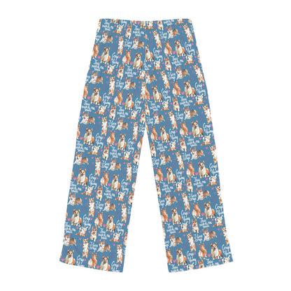 Corgi 'They Make Me Smile' Women's Pajama Pants