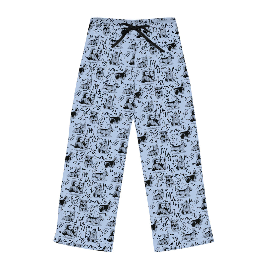 Corgi Drawing Women's Pajama Pants