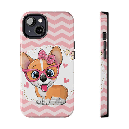 Cute Corgi Puppy Tough Phone Cases