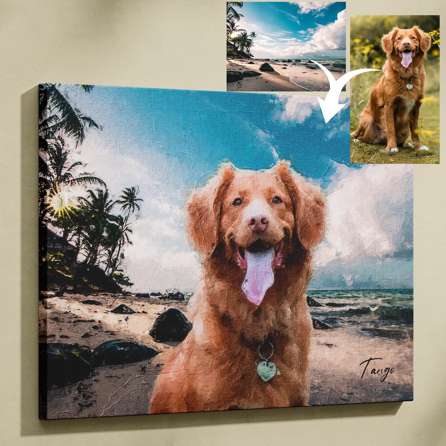 Custom Pet Portrait Painting