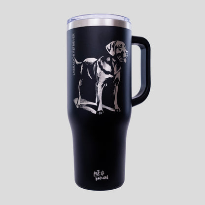 Labrador Retriever Laser Engraved Tumbler, 40oz